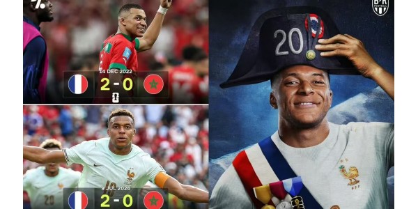 Francja 2:0 Maroko, awans do półfinału; 20. bramka Mbappe w meczu wieczoru.